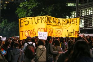 São Paulo 08/06/2016 2º ato Por Todas Elas na Avenida Paulista, contra o estupro. Foto Paulo Pinto/AGPT