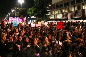 São Paulo 08/06/2016 2º ato Por Todas Elas na Avenida Paulista, contra o estupro. Foto Paulo Pinto/AGPT